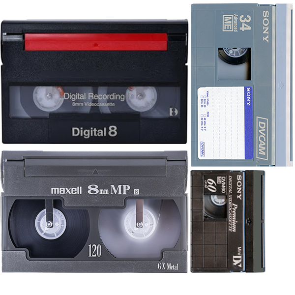 Video8 & Hi8 & Digital8 & MiniDV & DVCAM