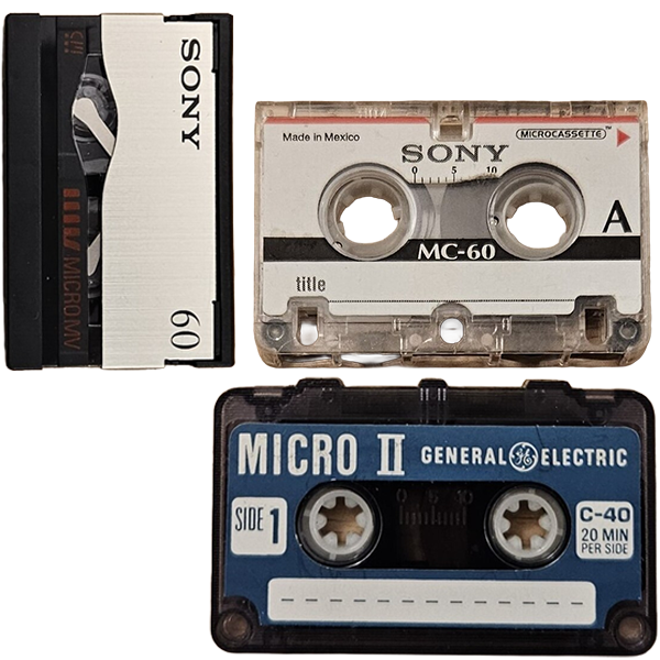 Microcassette & Mini cassette