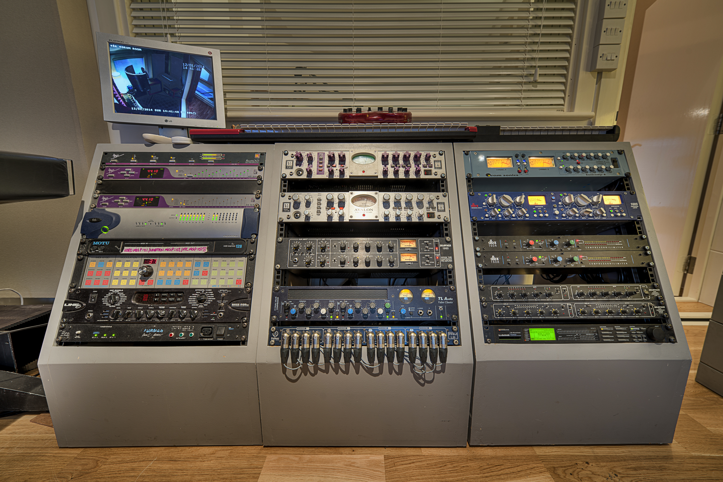 The Park Studio Outboard Racks